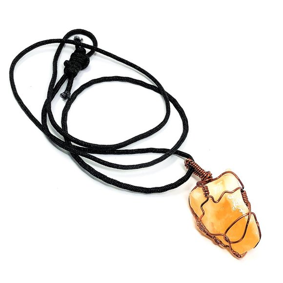 Yellow Crystal necklace - Picture 1 of 4
